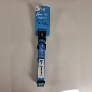Ken Sassy Woof Blue Adjustable Dog Collar